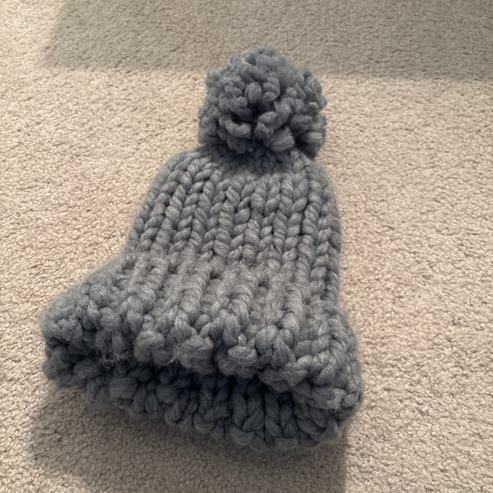 Winter knitted hat